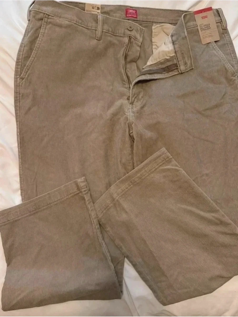 Levi's Men's Corduroy Pants in Light Beige